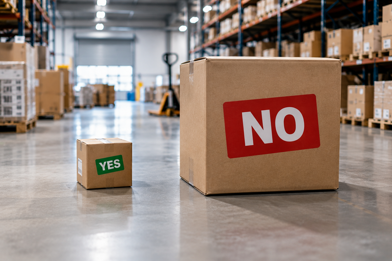 A respresentation that saying No is sometimes the better outcome for a working partnership