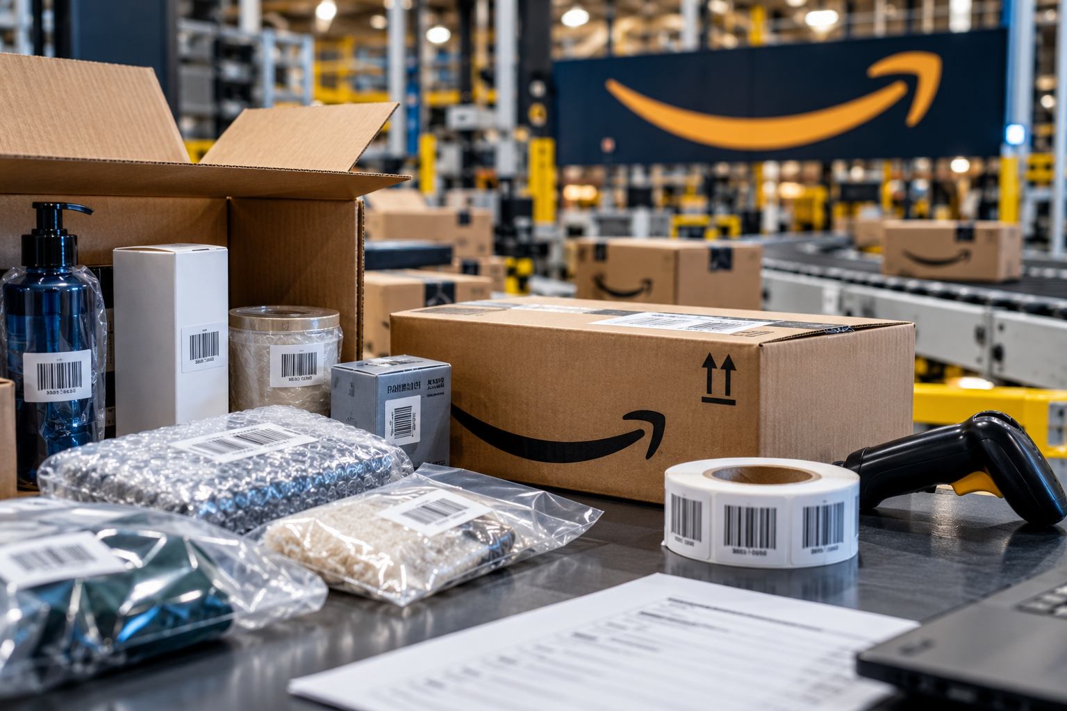 Amazon FBA Packing and Labelling Station