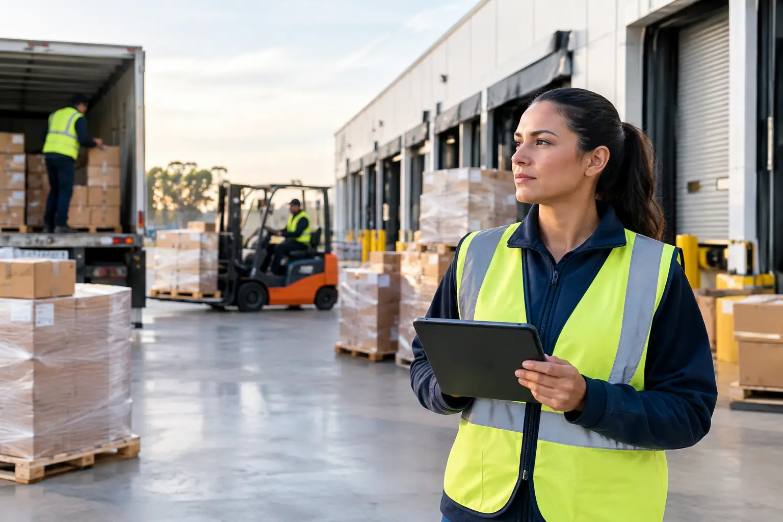 A warehouse operative working on 3pl peak season capacity